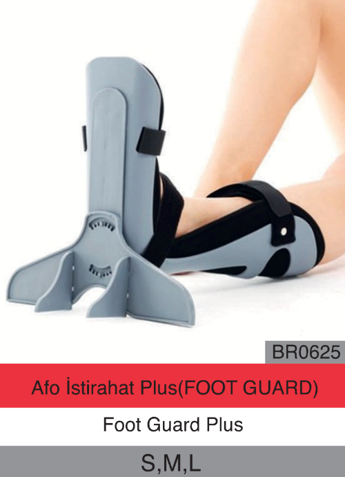 Afo İstirahat Plus Foot Guard br0625 S-M-L