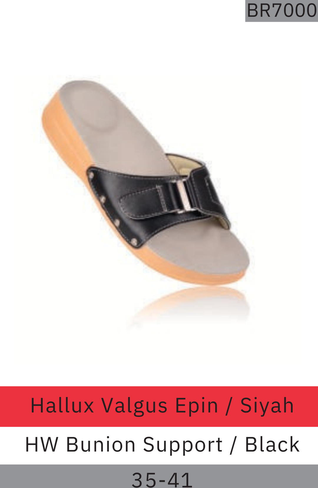 Hallux Valgus Epin / Siyah BR7000