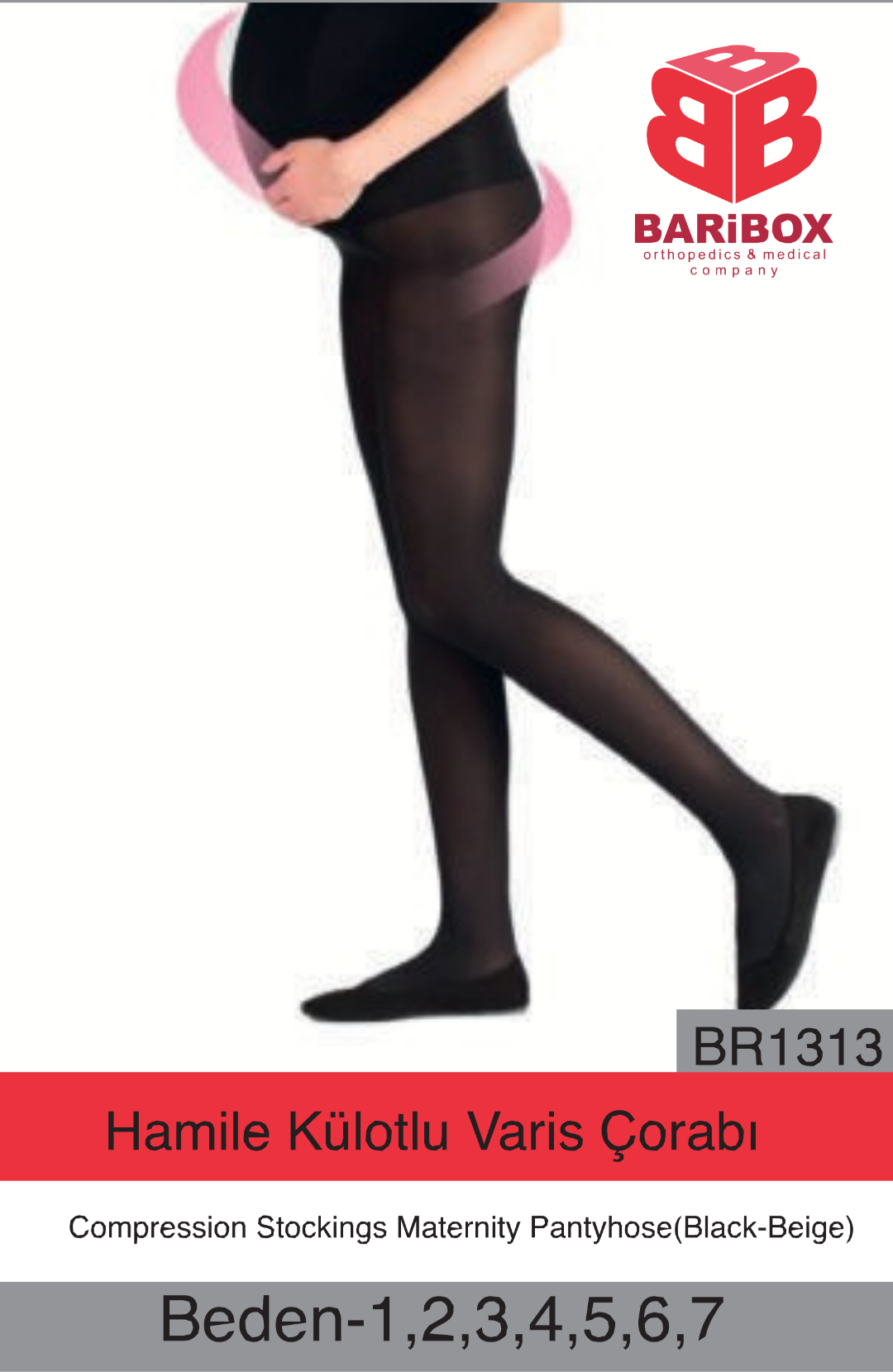 Hamile Külotlu Varis Çorabı BR1313