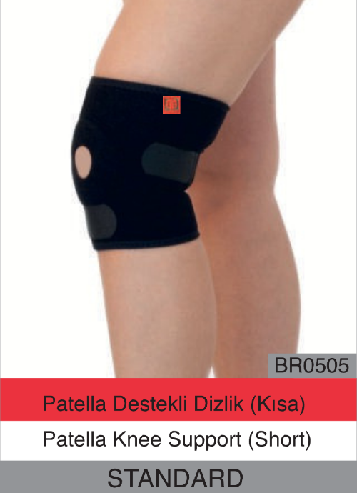 Patella Destekli Dizlik Kısa br0505 Standard