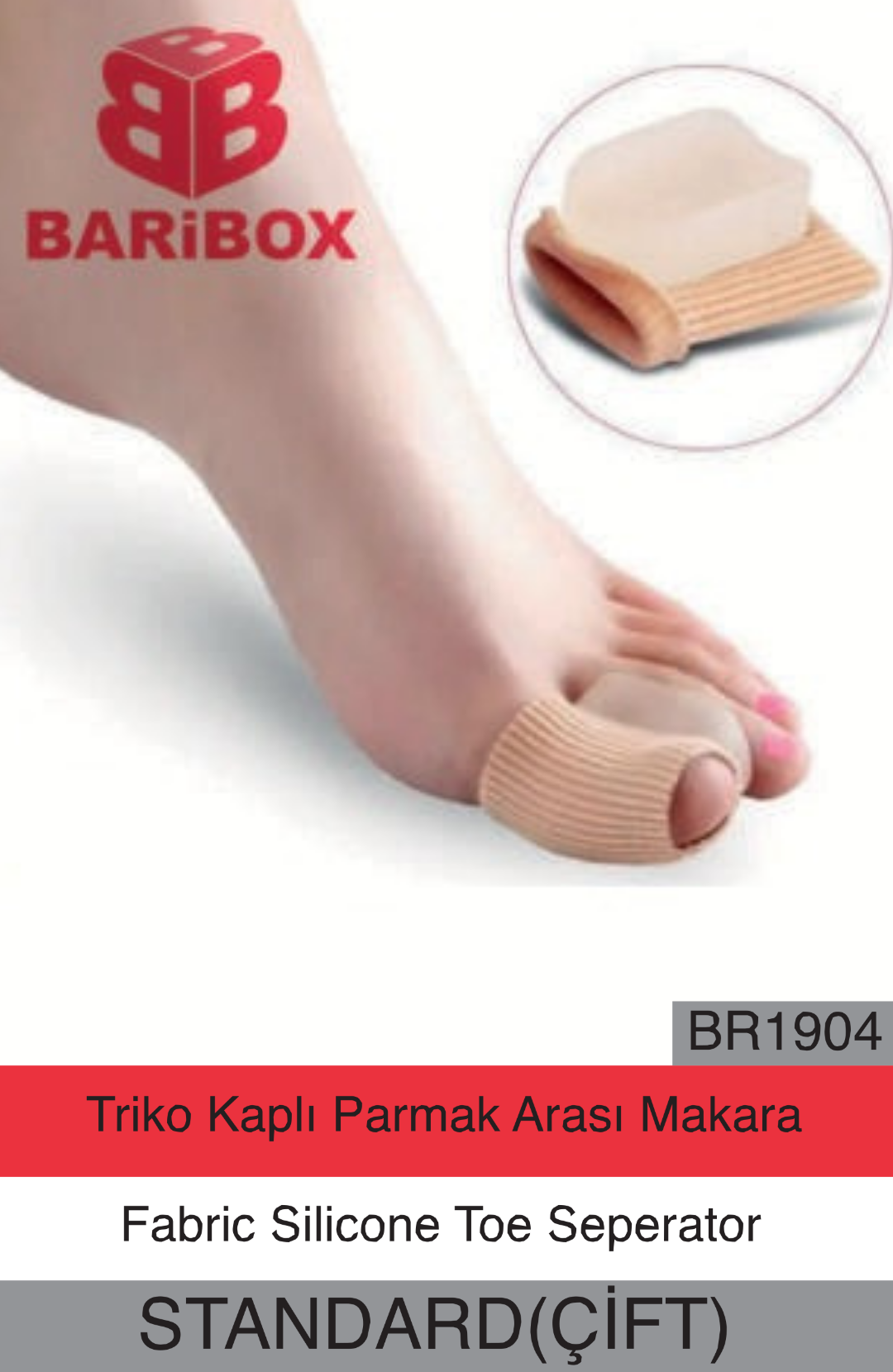 Triko Kaplı Parmak Arası Makara BR1904